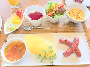 レジーナリゾート軽井沢御影用水朝食